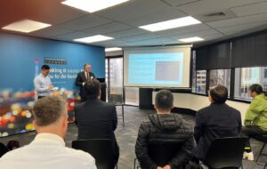 Moore Markhams presentation on doing business in New Zealand highlighting advisory services, national office locations and international connections through Moore Global