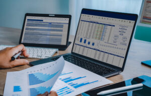 Reviewing financial information and documents for law firm benchmarking